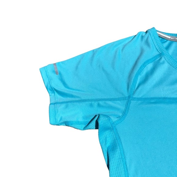 Nike Running Dri Fit Shirt Womens Short Sleeve Lightweight Stretch Extra Small - Picture 5 of 11
